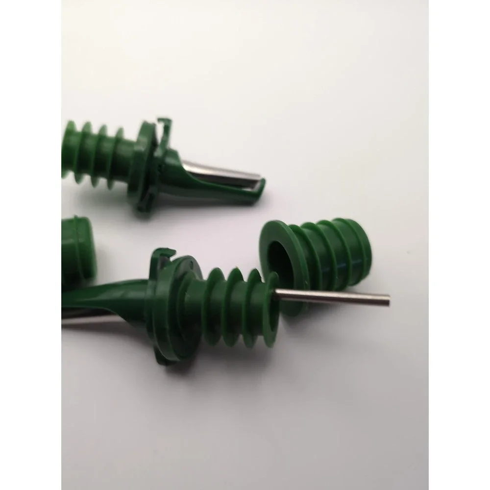 2 pack of Pourers‎ Spill-Stop Fast Chrome Tapered Pourers with Poly-Kork,